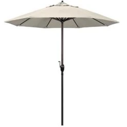 7.5 Ft Umbrella - Red -Pure Pools Store 2 ft AutoTilt Patio Umbrella 50