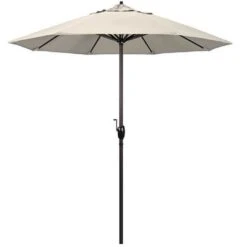 7.5 Ft Umbrella - Red -Pure Pools Store 2 ft AutoTilt Patio Umbrella 56