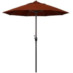 7.5 Ft Umbrella - Red -Pure Pools Store 2 ft AutoTilt Patio Umbrella 59