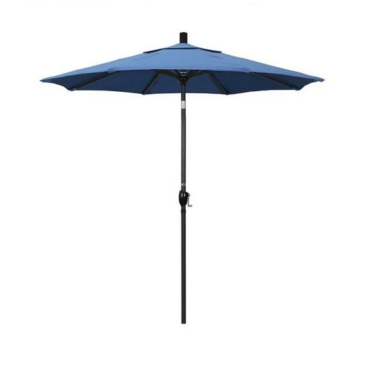 7 1/2 Ft Market Umbrella With Black Aluminum Pole 11 7 1/2 Ft Market Umbrella With Black Aluminum Pole - Image 11