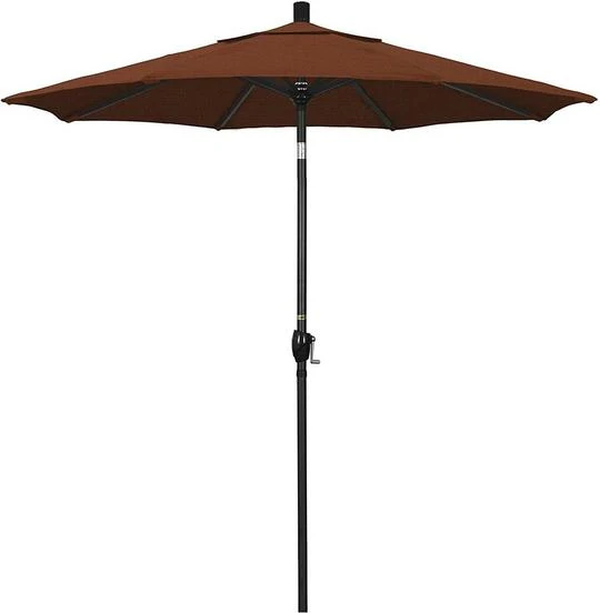 7 1/2 Ft Market Umbrella With Black Aluminum Pole 12 7 1/2 Ft Market Umbrella With Black Aluminum Pole - Image 12