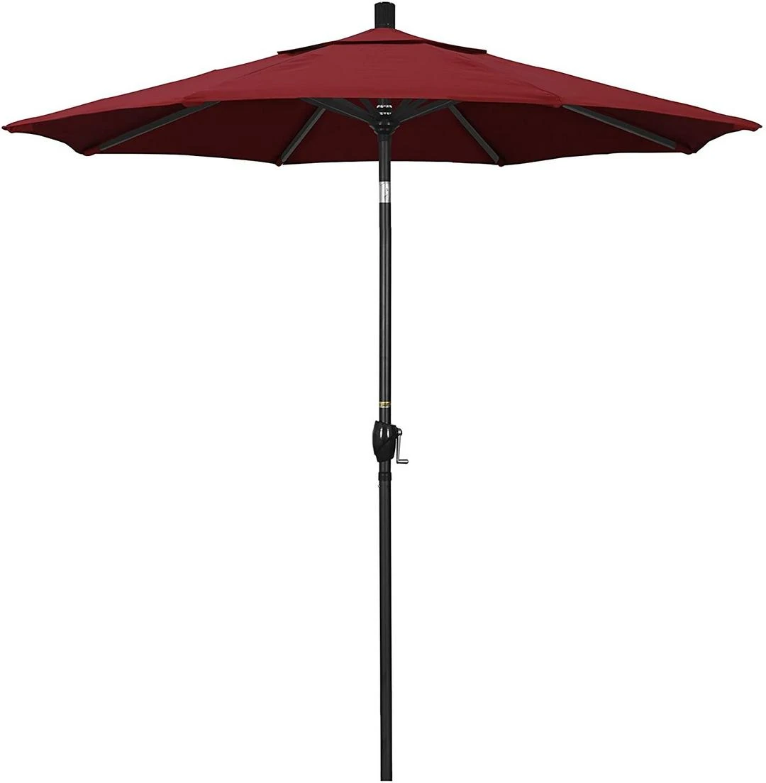 7 1/2 Ft Market Umbrella With Black Aluminum Pole 14 7 1/2 Ft Market Umbrella With Black Aluminum Pole - Image 14