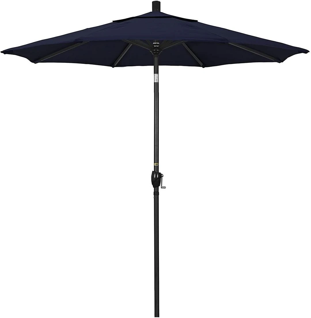 7 1/2 Ft Market Umbrella With Black Aluminum Pole 16 7 1/2 Ft Market Umbrella With Black Aluminum Pole - Image 16