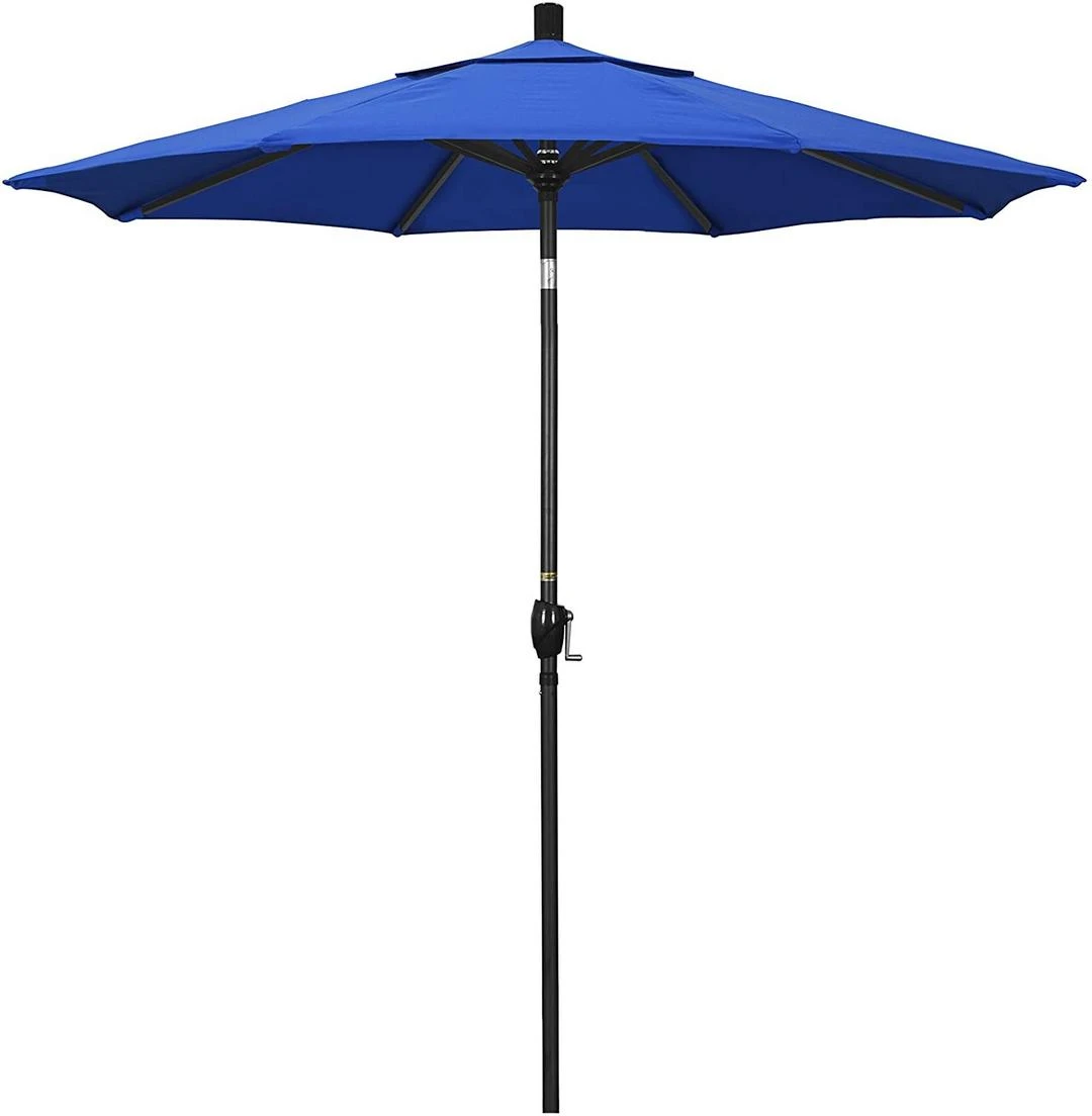 7 1/2 Ft Market Umbrella With Black Aluminum Pole 19 7 1/2 Ft Market Umbrella With Black Aluminum Pole - Image 19