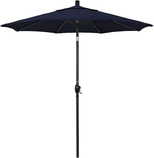 7 1/2 Ft Market Umbrella With Black Aluminum Pole 4 7 1/2 Ft Market Umbrella With Black Aluminum Pole - Image 4