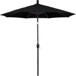 7 1/2 Ft Market Umbrella With Black Aluminum Pole 24 7 1/2 Ft Market Umbrella With Black Aluminum Pole -Pure Pools Store 2 ft Market Umbrella with Black Aluminum Pole 4
