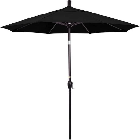 7 1/2 Ft Market Umbrella With Black Aluminum Pole 5 7 1/2 Ft Market Umbrella With Black Aluminum Pole - Image 5