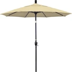 7 1/2 Ft Market Umbrella With Black Aluminum Pole 25 7 1/2 Ft Market Umbrella With Black Aluminum Pole -Pure Pools Store 2 ft Market Umbrella with Black Aluminum Pole 5