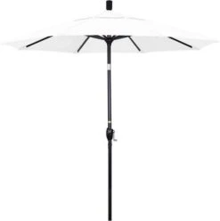 7 1/2 Ft Market Umbrella With Black Aluminum Pole 29 7 1/2 Ft Market Umbrella With Black Aluminum Pole -Pure Pools Store 2 ft Market Umbrella with Black Aluminum Pole 9