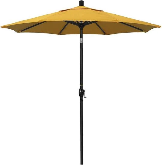 7 1/2 Ft Market Umbrella With Black Aluminum Pole 1 7 1/2 Ft Market Umbrella With Black Aluminum Pole