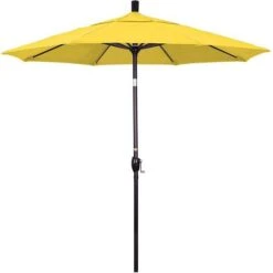7 1/2 Ft Market Umbrella With Bronze Aluminum Pole -Pure Pools Store 2 ft Market Umbrella with Bronze Aluminum Pole 4