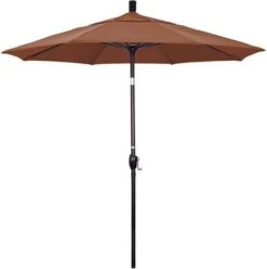 7 1/2 Ft Market Umbrella With Bronze Aluminum Pole -Pure Pools Store 2 ft Market Umbrella with Bronze Aluminum Pole 5