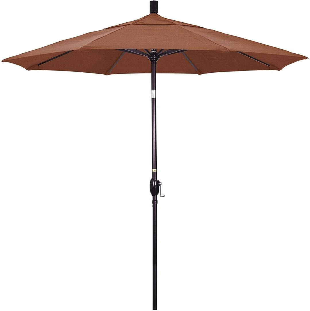 7.5 Ft Market Umbrella Bronze/Navy Blue 18 7.5 Ft Market Umbrella Bronze/Navy Blue - Image 18