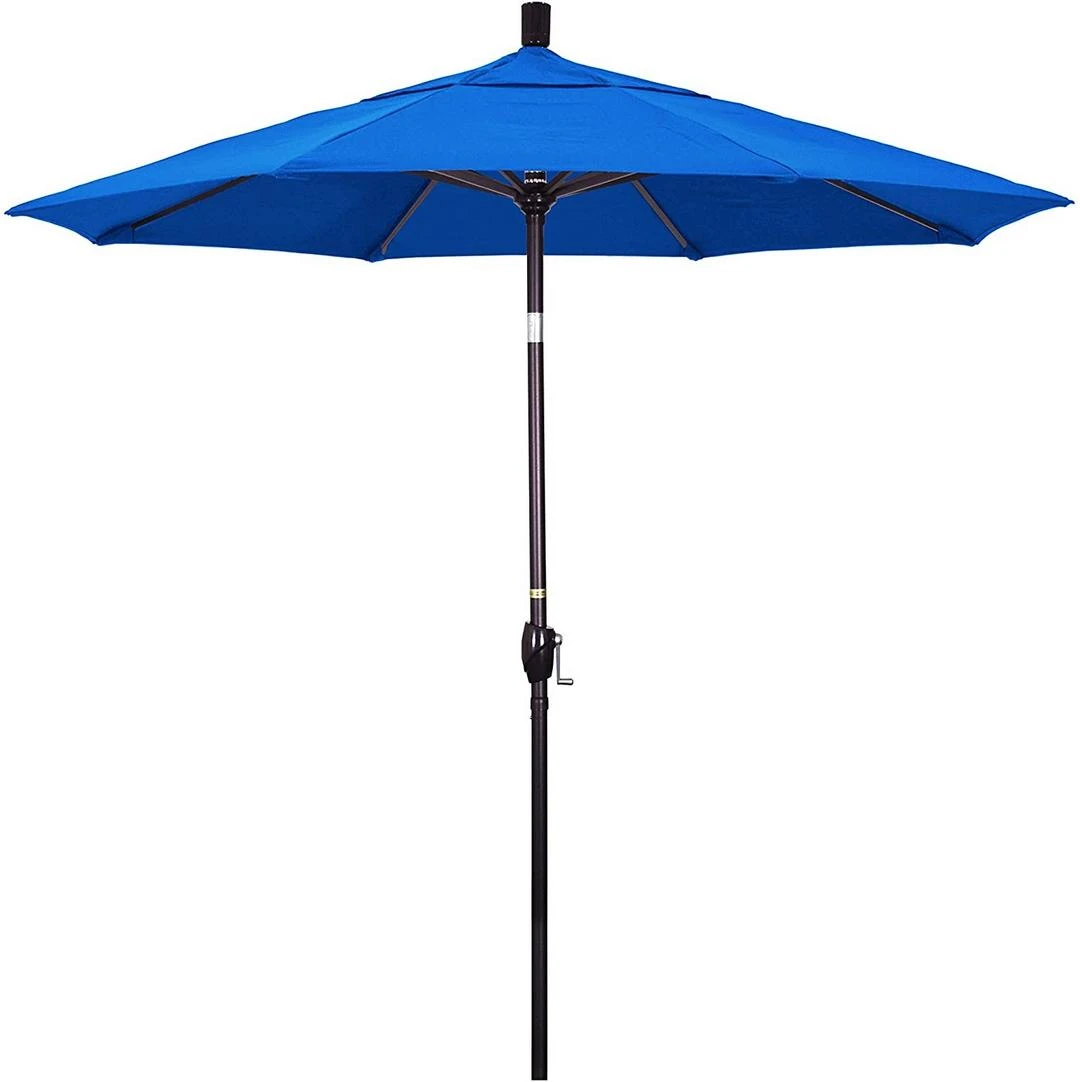 7.5 Ft Market Umbrella Bronze/Navy Blue 19 7.5 Ft Market Umbrella Bronze/Navy Blue - Image 19