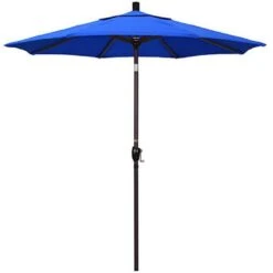 7 1/2 Ft Push Button Tilt Patio Umbrella In Sunbrella Fabric -Pure Pools Store 2 ft Push Button Tilt Patio Umbrella in Sunbrella Fabric 6
