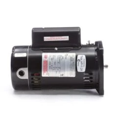 Century A.O. Smith - 48Y Square Flange 3/4 HP Full Rated Pool Filter Motor, 12.6/6.3A 115/230V -Pure Pools Store 230V 113