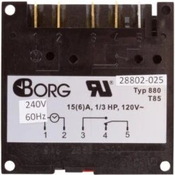 Diehl - 24 Hr Spa Timer, SPDT 240V, 5-Term Orange Panel Mount -Pure Pools Store 24 hr Spa Timer SPDT 240V 5 Term Orange Panel Mount 2