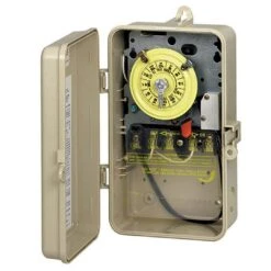 Intermatic - 208/277V Timer With Heater Delay Plastic Outdoor Enclosure -Pure Pools Store 277V Timer with Heater Delay Plastic Outdoor Enclosure 5