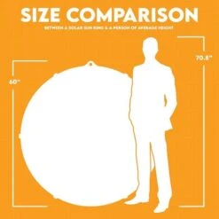 Solar Sun Rings - 5' Round Passive Solar Pool Heating - Sunburst -Pure Pools Store 5 Round Passive Solar Pool Heating Sunburst 12