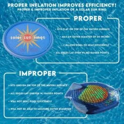 Solar Sun Rings - 5' Round Passive Solar Pool Heating - Sunburst -Pure Pools Store 5 Round Passive Solar Pool Heating Sunburst 9