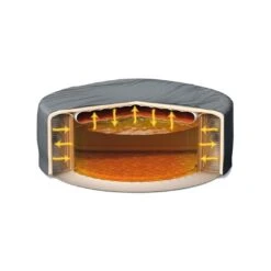 Intex - 79" X 28" PureSpa Jet And Bubble Deluxe Inflatable Hot Tub Set With Energy Efficient Cover, 4-Person -Pure Pools Store 79 X 28 PureSpa Jet and Bubble Deluxe Inflatable Hot Tub Set with Energy Efficient Cover 4 Person 6