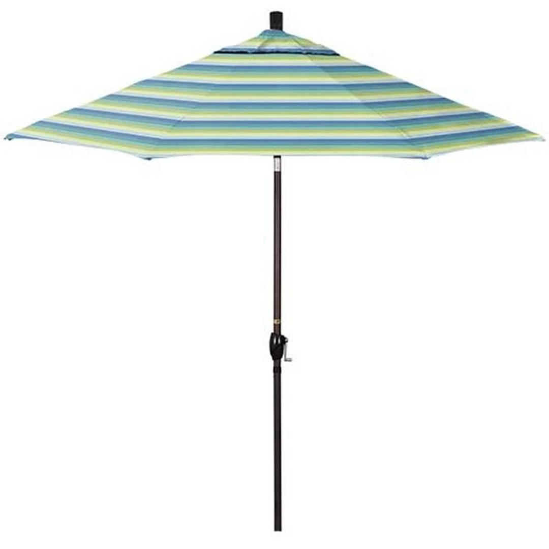 9 Ft Push Button Tilt Patio Umbrella In Sunbrella Fabric 12 9 Ft Push Button Tilt Patio Umbrella In Sunbrella Fabric - Image 12
