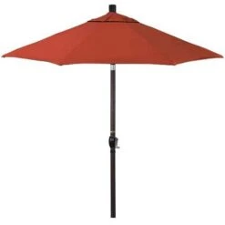 9 Ft Push Button Tilt Patio Umbrella In Sunbrella Fabric 14 9 Ft Push Button Tilt Patio Umbrella In Sunbrella Fabric -Pure Pools Store 9 ft Push Button Tilt Patio Umbrella in Sunbrella Fabric 2