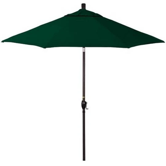 9 Ft Push Button Tilt Patio Umbrella In Sunbrella Fabric 4 9 Ft Push Button Tilt Patio Umbrella In Sunbrella Fabric - Image 4