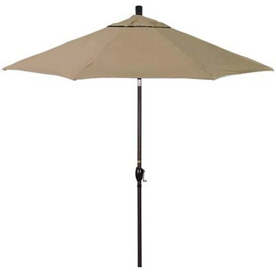 9 Ft Push Button Tilt Patio Umbrella In Sunbrella Fabric 5 9 Ft Push Button Tilt Patio Umbrella In Sunbrella Fabric - Image 5