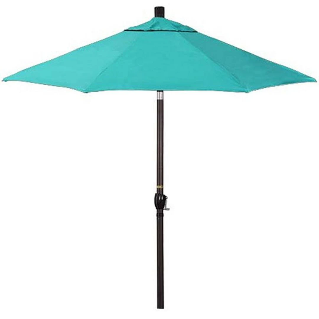 9 Ft Push Button Tilt Patio Umbrella In Sunbrella Fabric 8 9 Ft Push Button Tilt Patio Umbrella In Sunbrella Fabric - Image 8