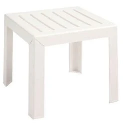 Bahia Contract-Grade Side Table - White