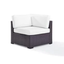 Crosley - Biscayne Corner Chair With White Cushions -Pure Pools Store Biscayne Corner Chair with Cushions 7