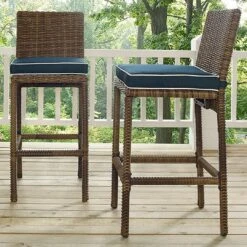 Bradenton Wicker Bar Stool Set -Pure Pools Store Bradenton Wicker Bar Stool Set 11