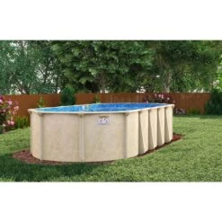 Cascade 16'x32' X 52" Oval Above Ground Pool Package -Pure Pools Store Cascade 16x32 x 52 Oval Above Ground Pool Package 8