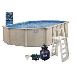 Cascade 18'x34' X 52" Oval Above Ground Pool Package -Pure Pools Store Cascade 18x34 x 52 Oval Above Ground Pool Package 7