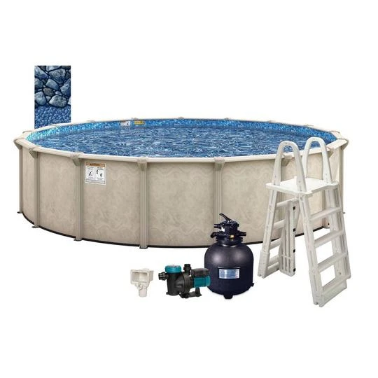 Cascade 21' X 52" Round Above Ground Pool Package 1 Cascade 21' X 52" Round Above Ground Pool Package