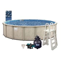 Cascade 24' X 52" Round Above Ground Pool Package 21 Cascade 24' X 52" Round Above Ground Pool Package -Pure Pools Store Cascade 24 x 52 Round Above Ground Pool Package 7