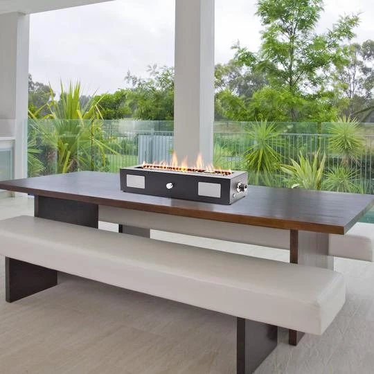 Ukiah - Cascade 28in Tabletop Fire Pit With Sound System 1 Ukiah - Cascade 28in Tabletop Fire Pit With Sound System