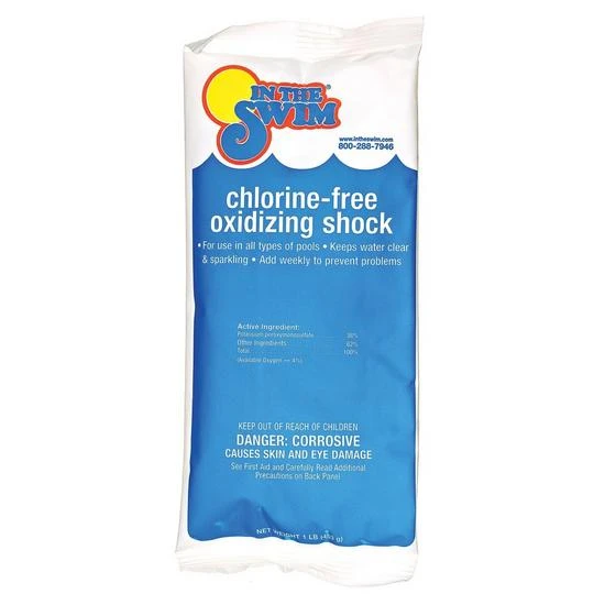 In The Swim - Chlorine-Free Pool Shock, 24 X 1 Lb. Bags 1 In The Swim - Chlorine-Free Pool Shock, 24 X 1 Lb. Bags