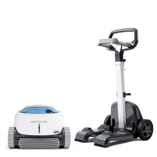 Dolphin - Dolphin Proteus DX4 Robotic Pool Cleaner With Universal Pro Caddy Bundle 1 Dolphin - Dolphin Proteus DX4 Robotic Pool Cleaner With Universal Pro Caddy Bundle