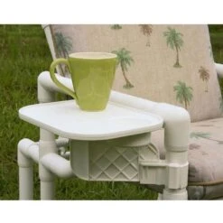 Saftron - Drink Holder Snap-on Tray, White -Pure Pools Store Drink Holder Snap on Tray White 3