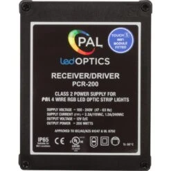 PAL Lighting - PAL PCR-300 WiFi LED Light Receiver / Driver With Remote, 200W -Pure Pools Store Driver with Remote 200W 6