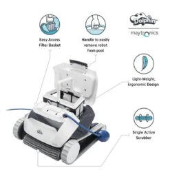 Dolphin - E10 Above Ground Robotic Pool Cleaner -Pure Pools Store E10 Above Ground Robotic Pool Cleaner 12