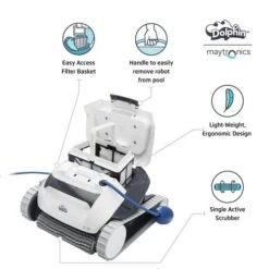 Dolphin - E10 Above Ground Robotic Pool Cleaner -Pure Pools Store E10 Above Ground Robotic Pool Cleaner 4
