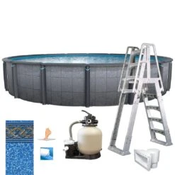 Edge 15' X 52" Round Above Ground Pool Package -Pure Pools Store Edge 15 x 52 Round Above Ground Pool Package 5