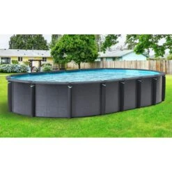Edge 18'x33' X 52" Oval Above Ground Pool Package -Pure Pools Store Edge 18x33 x 52 Oval Above Ground Pool Package 7
