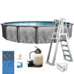Emotion 24' X 52" Round Above Ground Pool Package -Pure Pools Store Emotion 24 x 52 Round Above Ground Pool Package 5