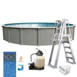 Excursion 18' X 54" Round Above Ground Pool Package -Pure Pools Store Excursion 18 x 54 Round Above Ground Pool Package 4