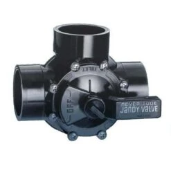 Jandy - NeverLube Three Port Valve 2in. Positive Seal With Internal/External Stops