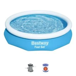 Bestway - Fast Set 10' Round Inflatable Pool Set -Pure Pools Store Fast Set 10 Round Inflatable Pool Set 6